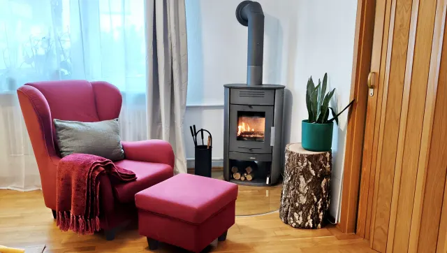 BookNoFees: Elegant lägenhet med öppen spis – Bensheim