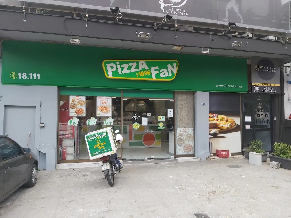 BookNoFees: Snackbar – Pizza Fan – Athens – Pizzafan, bild 1