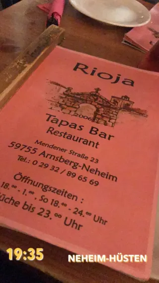 Restaurang – BookNoFees: bild från Valentina Pfennings recension av Rioja Tapas-Bar