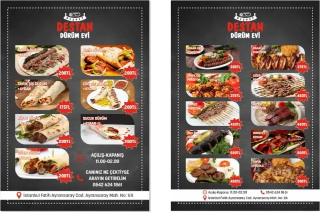 BookNoFees: Snackbar – Dürümcü - Destan Kebap & Dürüm – Istanbul – Dürüm-restaurang – Destan Kebap & Dürüm, bild 2