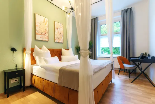 BookNoFees: En charmig lägenhet i en äldre byggnad med balkong i hjärtat av Magdeburg – Magdeburg