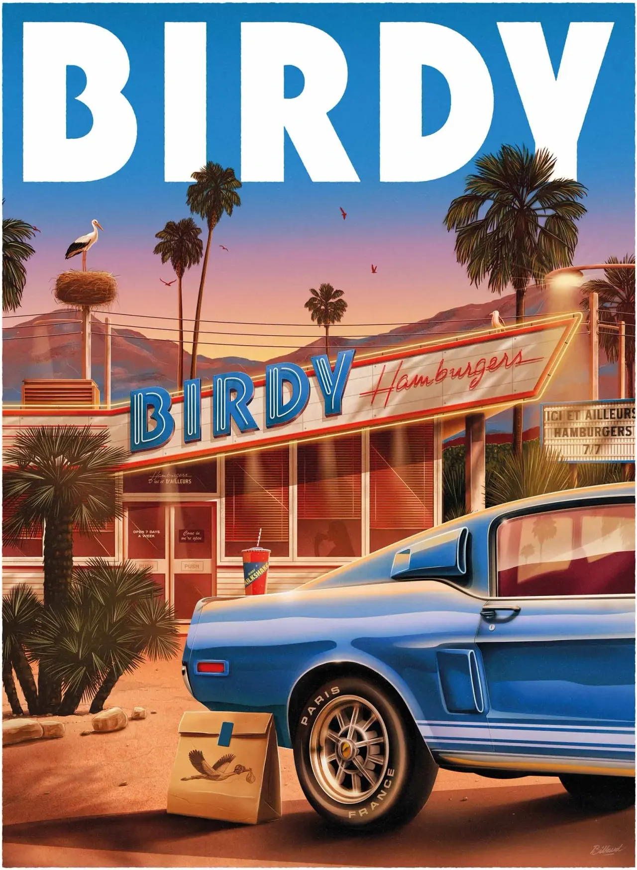 BookNoFees: Snackbar – Birdy – Paris – Birdy, bild 1