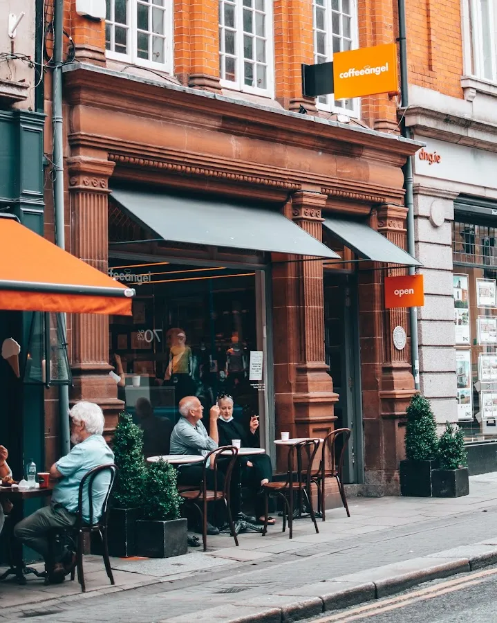 BookNoFees: Kafé – Coffee Angel – Dublin – Kaffeängeln, bild 1