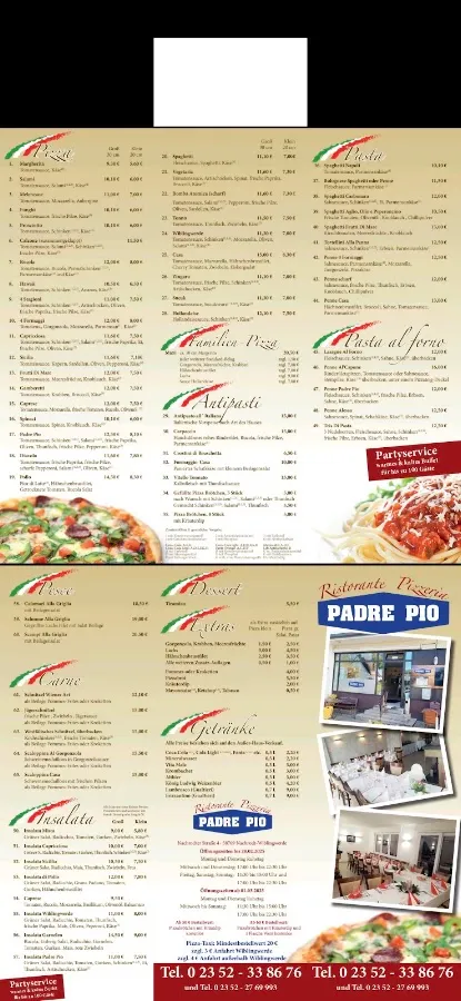 BookNoFees: Restaurang – Pizzeria-Padre Pio – Nachrodt-Wiblingwerde – Pizzeria Padre Pio, bild 2