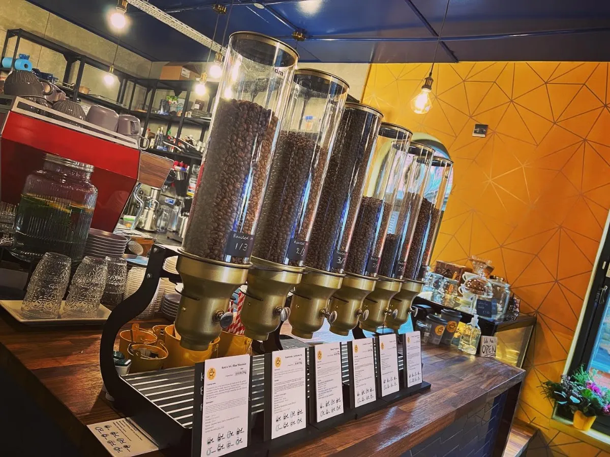 BookNoFees: Kafé – Arise Coffee Roasters – London – Arise Coffee Roasters, bild 1