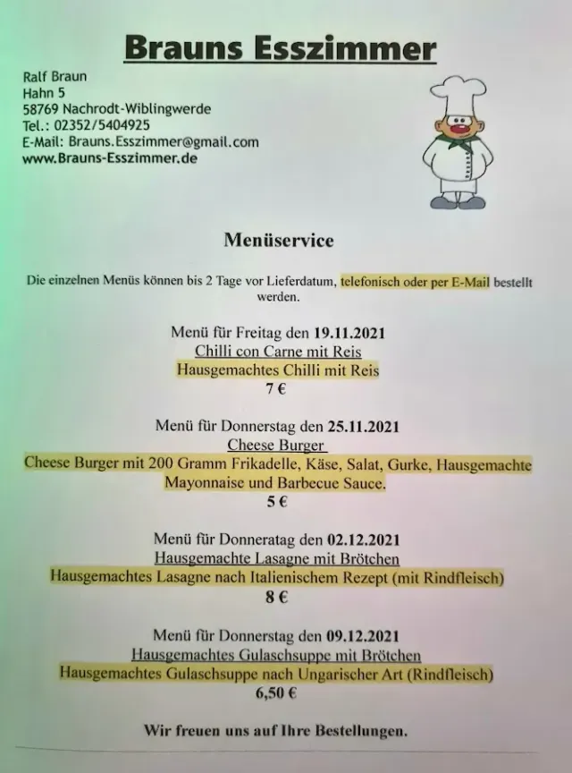 BookNoFees: Restaurang – Brauns Esszimmer – Nachrodt-Wiblingwerde – Brauns matsal, bild 2