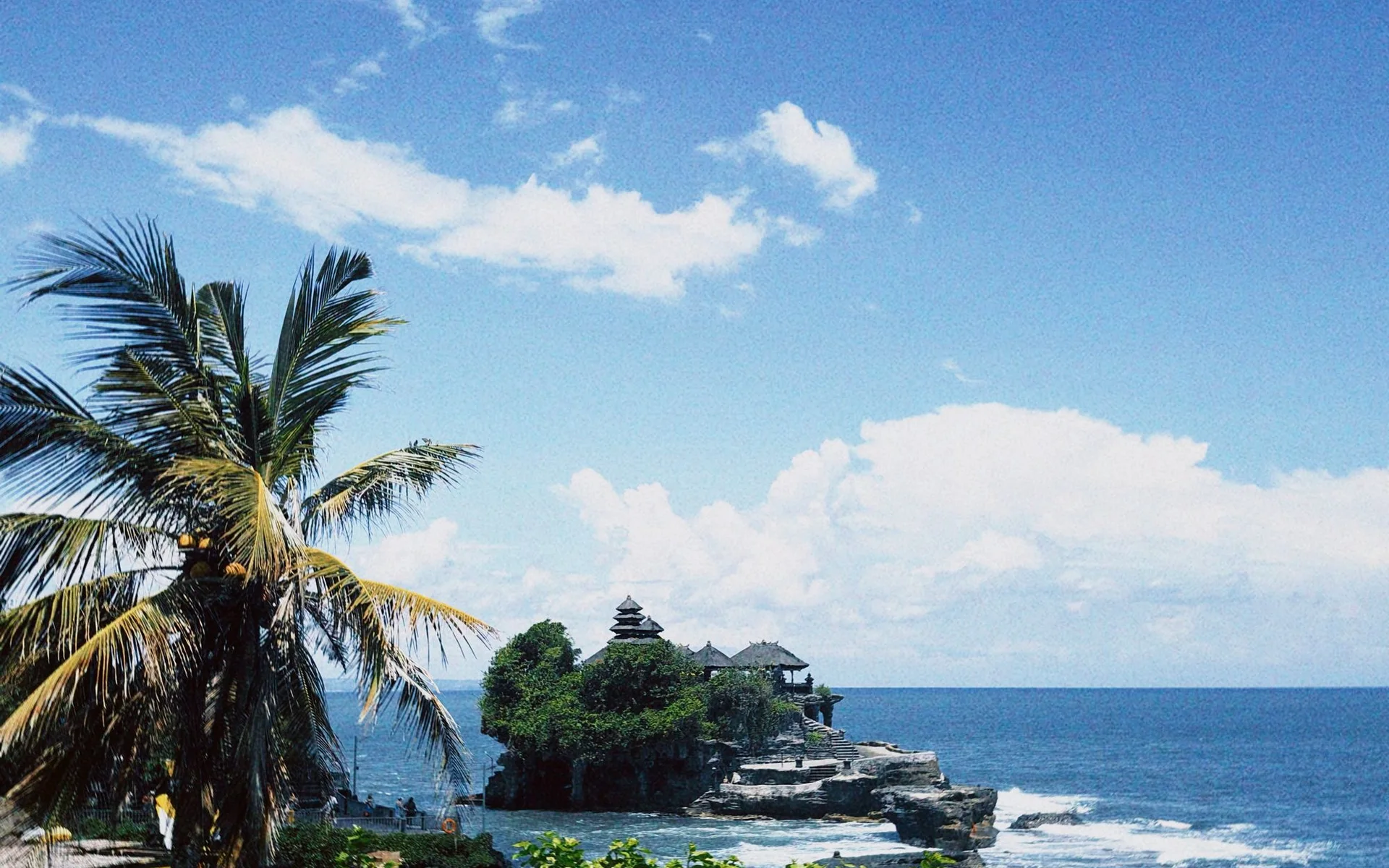 Tanah Lot-templet vid Balis kust