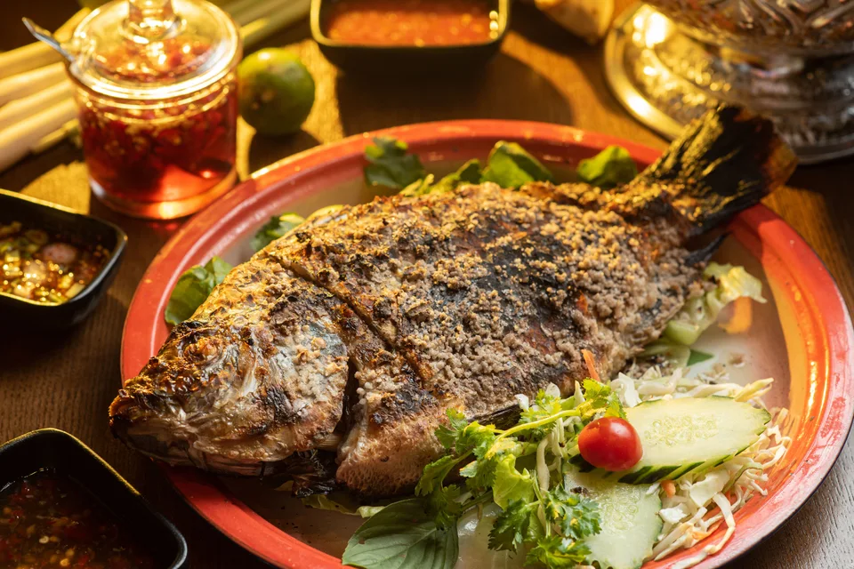 BookNoFees: Exempelbild: Grillad fisk