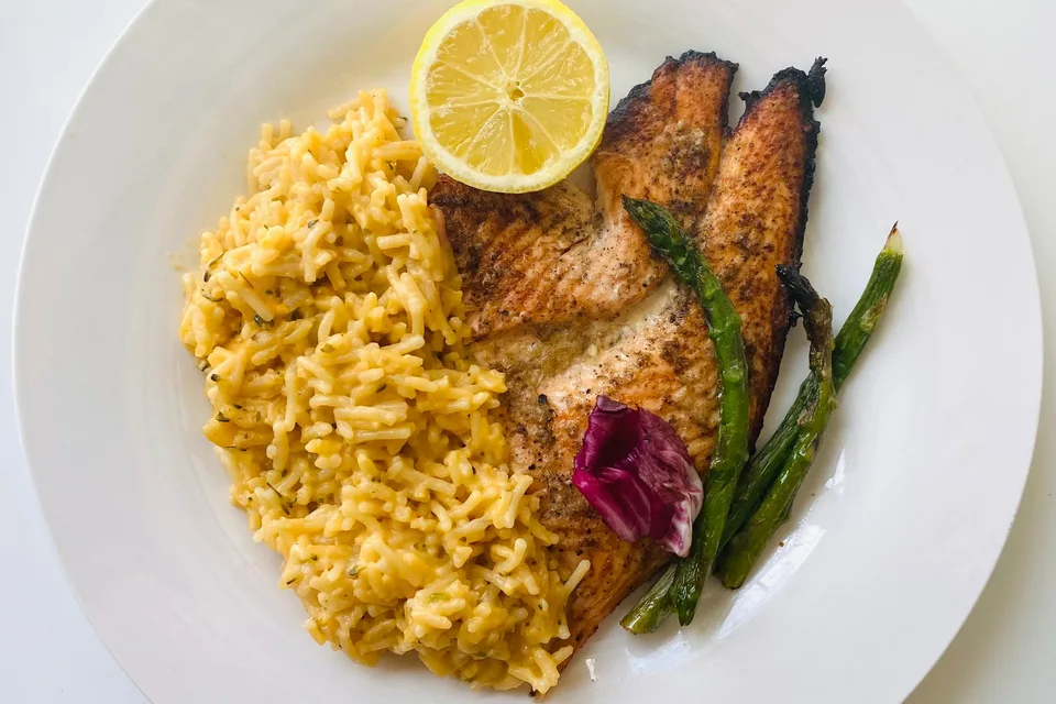 BookNoFees: Exempelbild: Grillad fisk