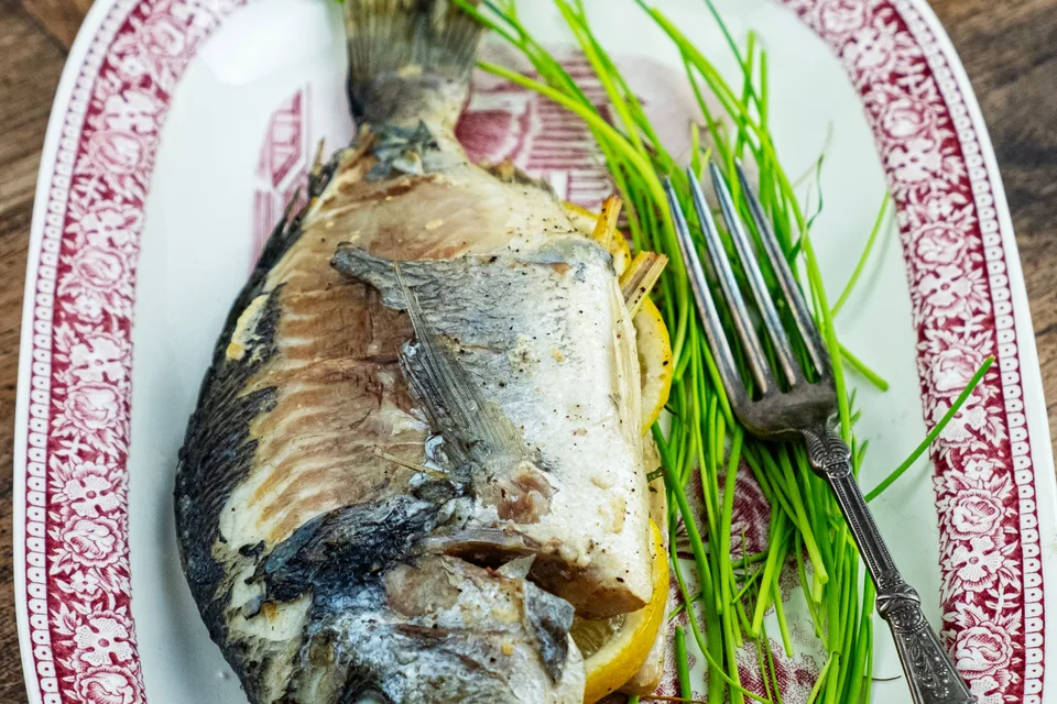 Exempelbild: Grillad fisk med citron
